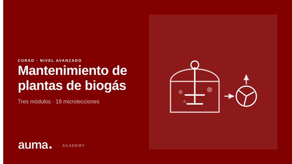 Mantenimiento de plantas de biogás